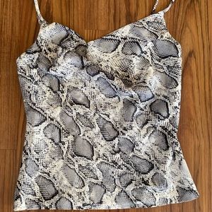 Snakeskin tank top